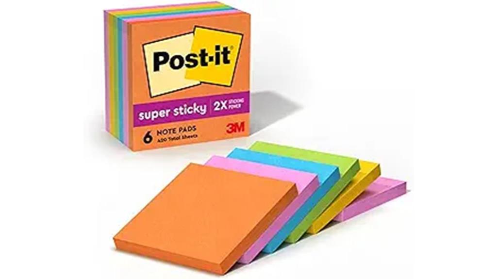 super sticky 3x3 notes