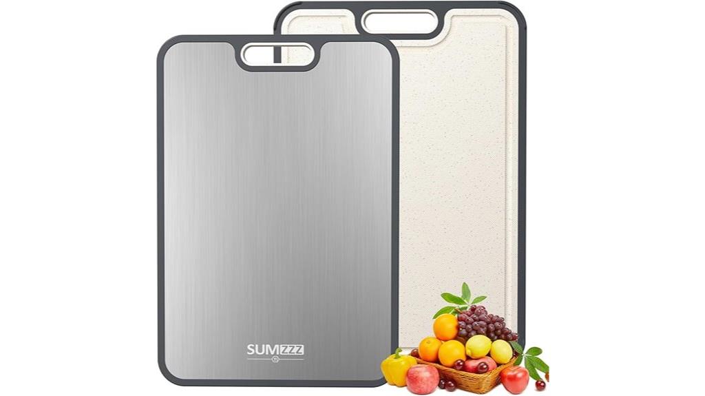 titanium cutting board size