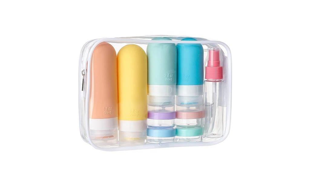 travel bottles set