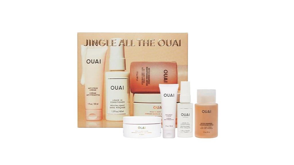 travel sized hair body set