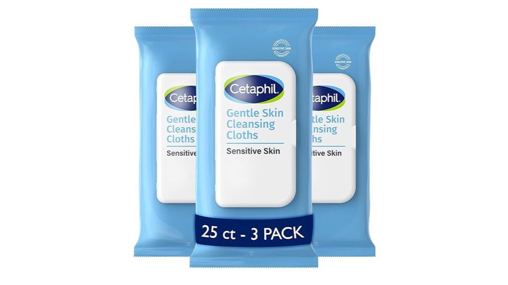 triple pack face wipes
