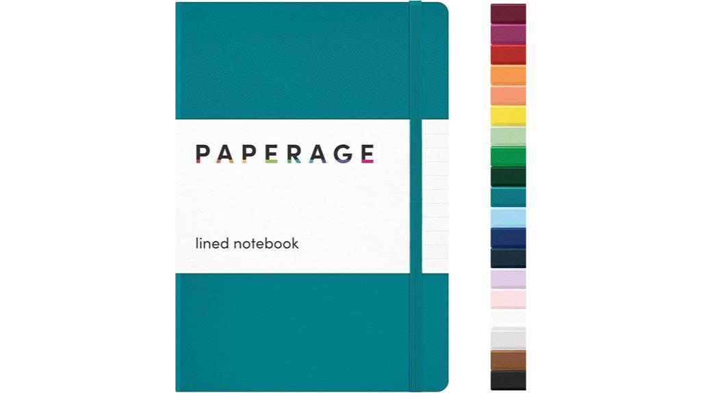 turquoise 160 page lined journal