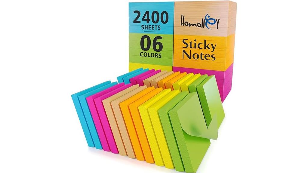 twenty four pad sticky notes