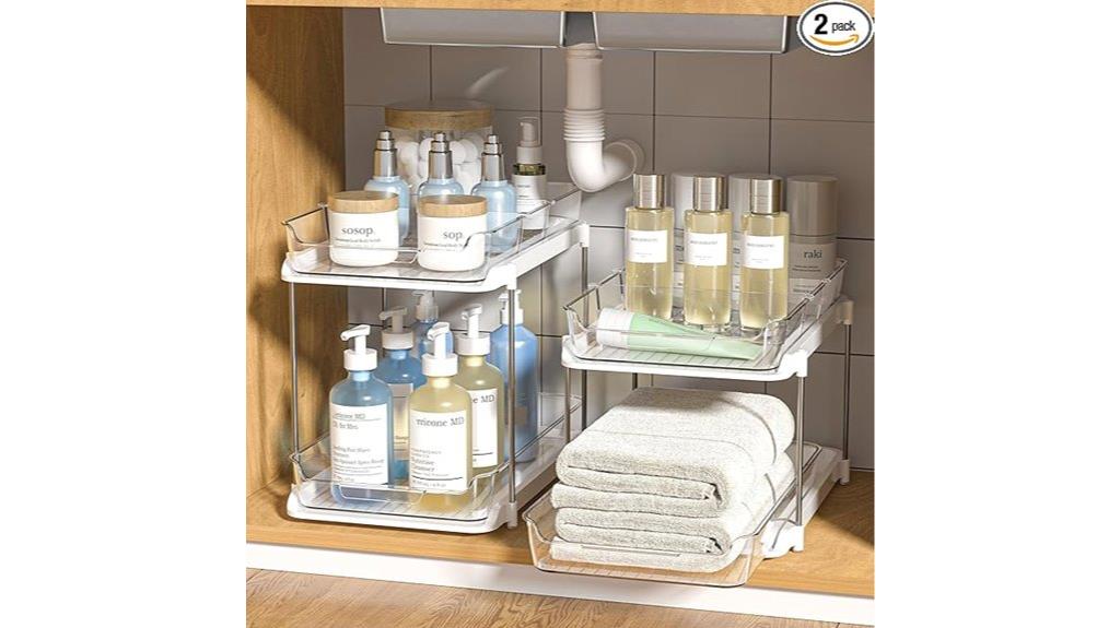 under sink storage organizers