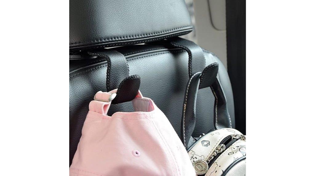 universal car backseat hooks