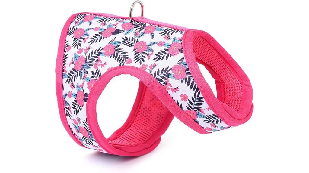 velcro small dog harness