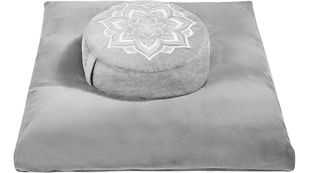 velvet cover meditation cushion