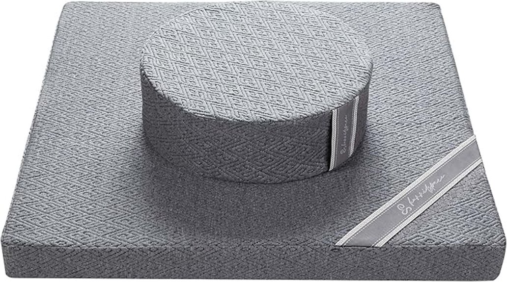 velvet cover meditation cushion
