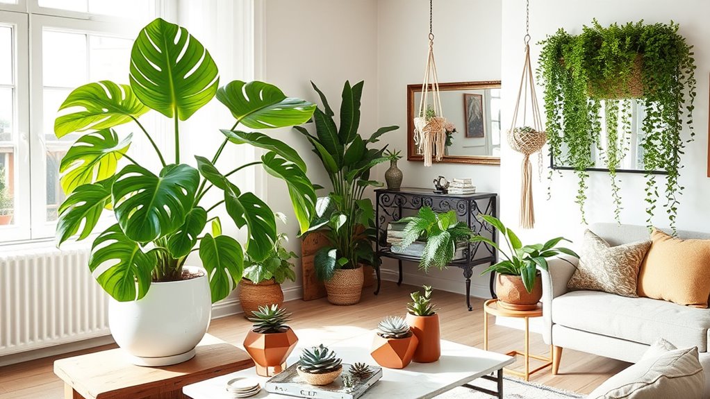versatile layered plant decor
