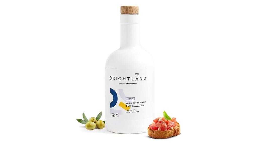 vibrant fresh olive oil