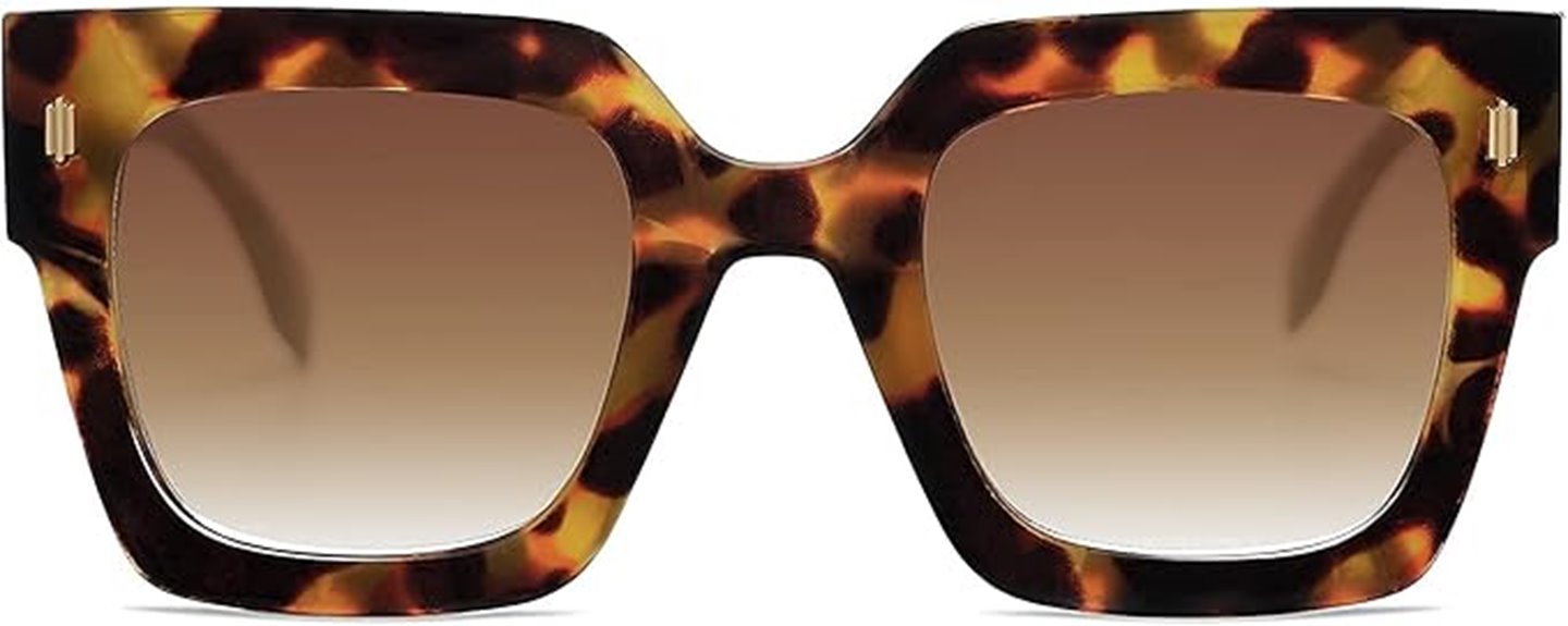 vintage oversized square sunglasses