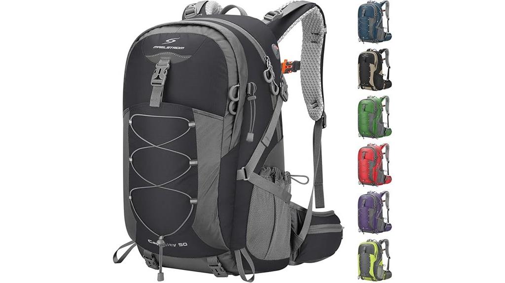 waterproof 50l hiking backpack