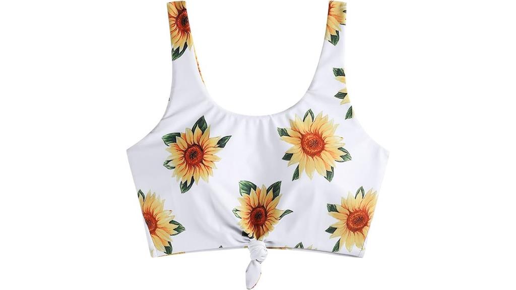 women s front knot bikini