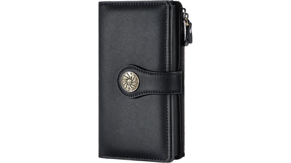 women s rfid leather wallet
