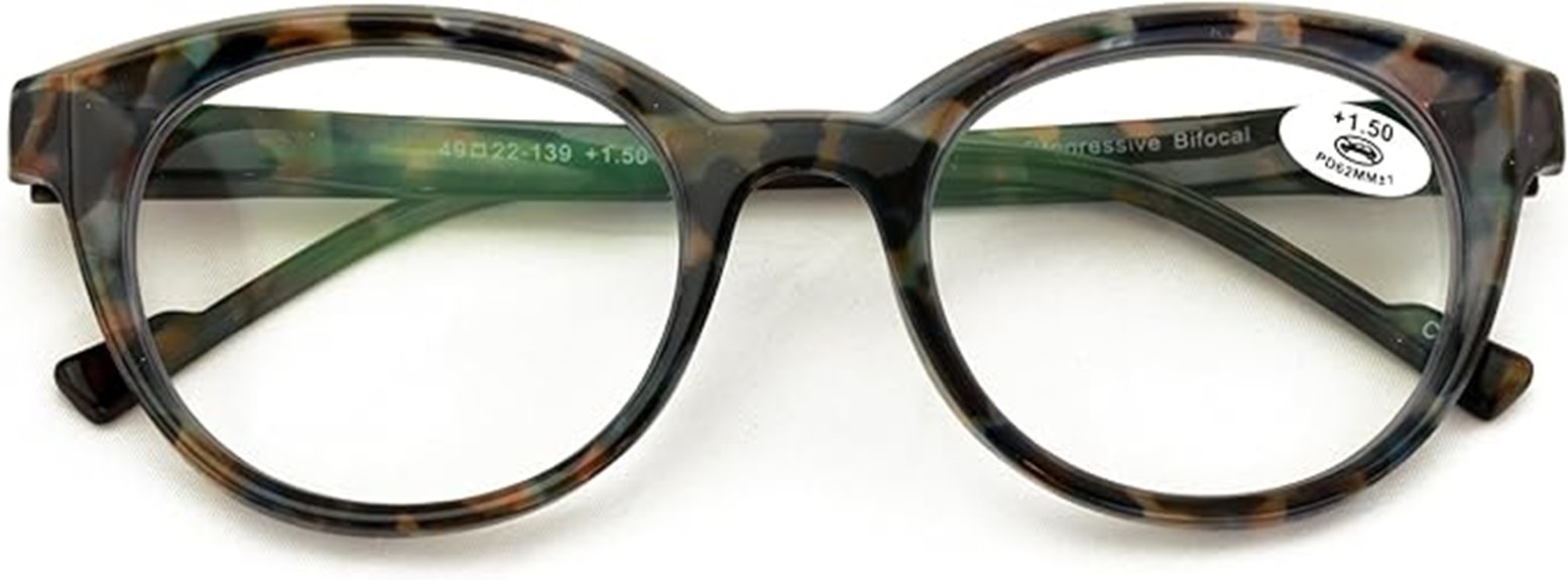 women s round bifocal glasses