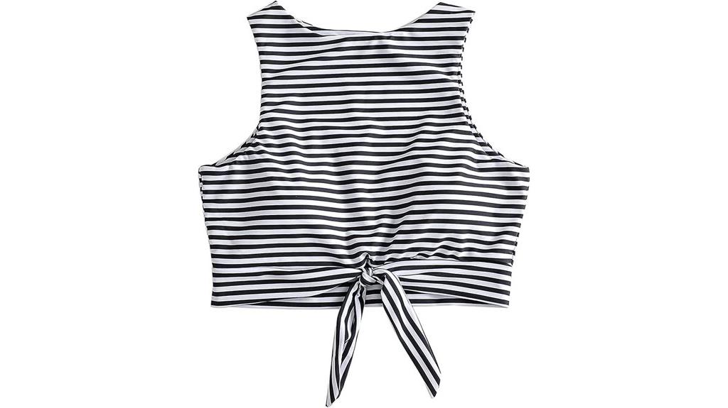 women s tie knot bikini top