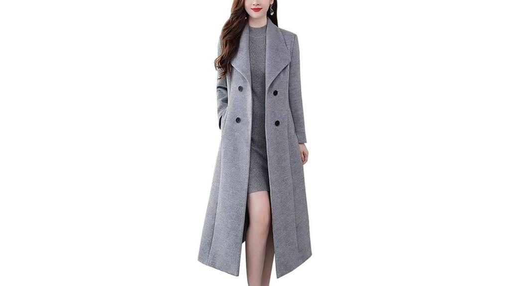 women s wool coat shawl collar