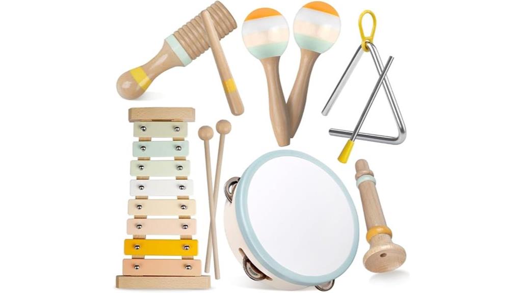 wooden toddler musical instruments