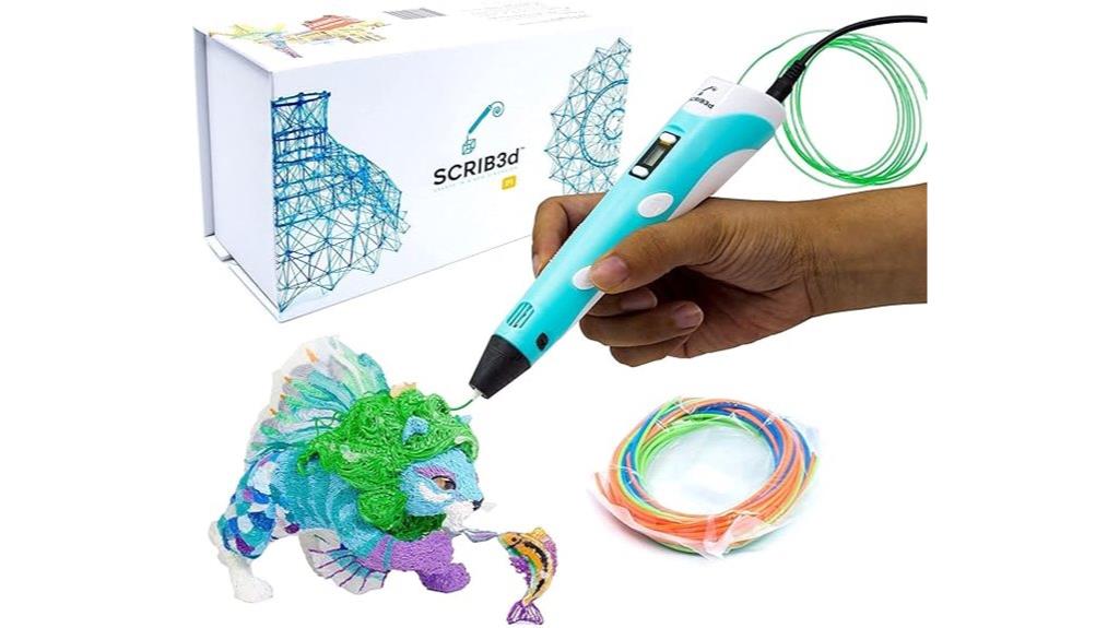 3d printing pen with display