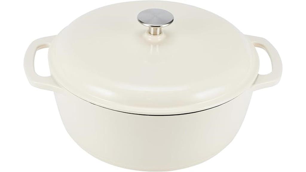 amazon basics white dutch oven