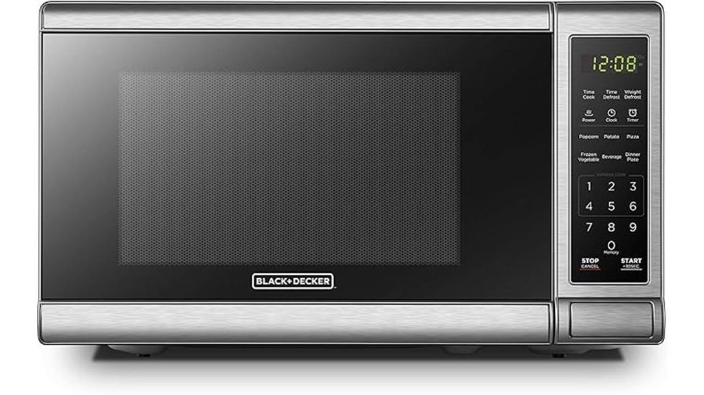 black decker microwave oven