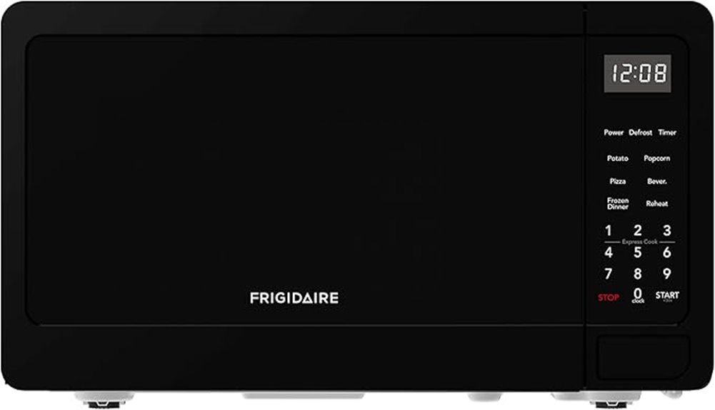 black frigidaire microwave 0 7 cu ft