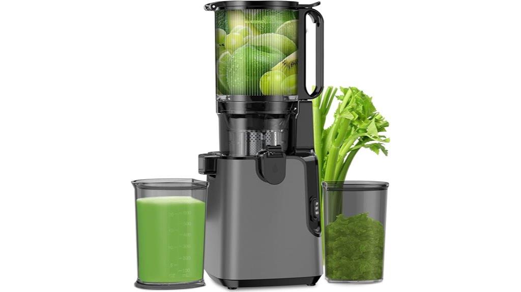 cold press juicer chute