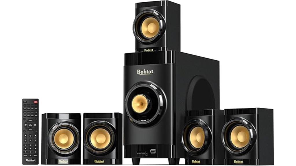 compact wired home theater