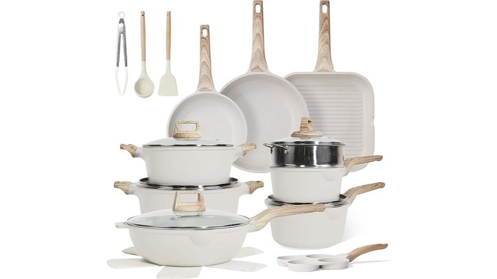 complete non stick cookware set