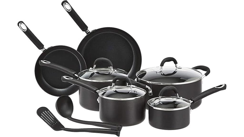 durable non stick cookware set