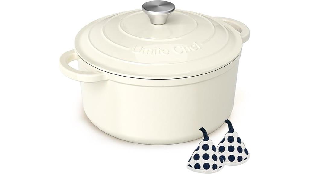 enamelled cast iron dutch oven