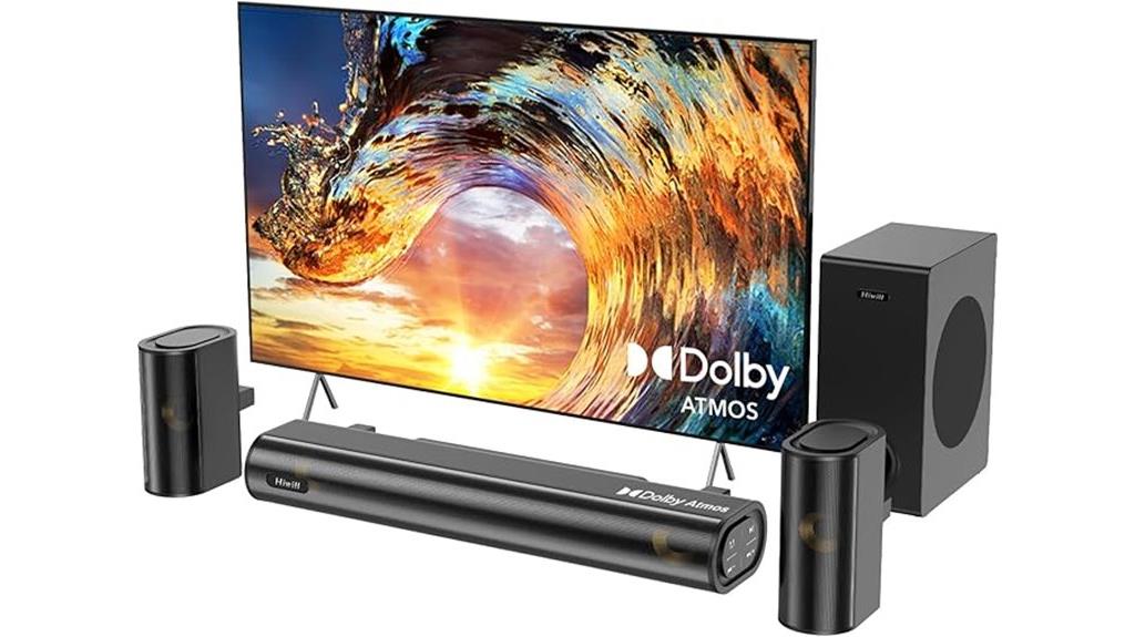 hiwill 4 1 channel soundbar