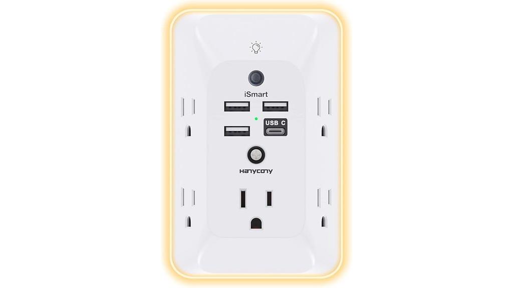 multi outlet usb power strip