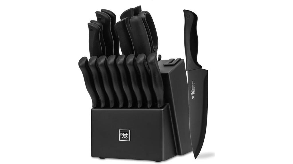 nineteen piece knife set