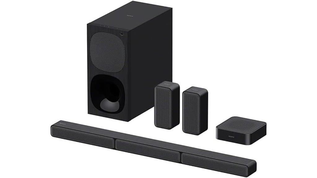 sony black 5 1 soundbar