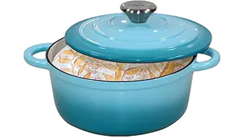 teal 2 1 qt dutch oven