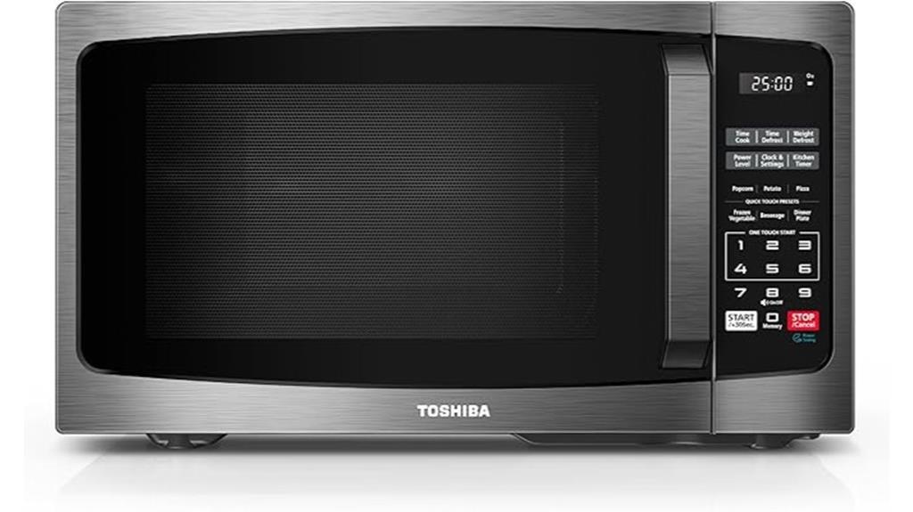 toshiba microwave with presets