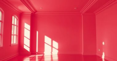 monochromatic wall painting