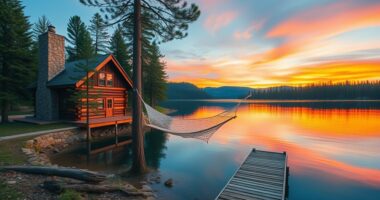 unplugging at remote retreats