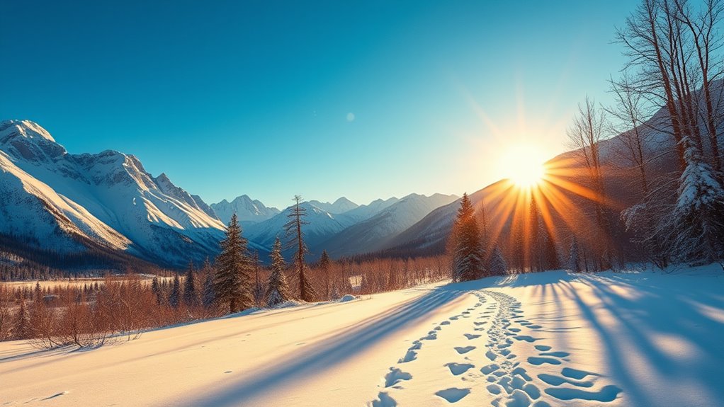 winter wildlife and serenity