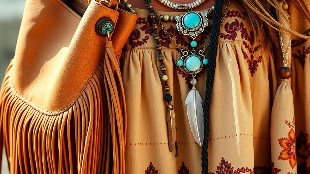 boho accessories with handmade charm