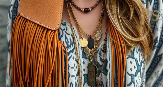 boho fringe and necklaces