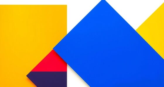 bold geometric color blocking