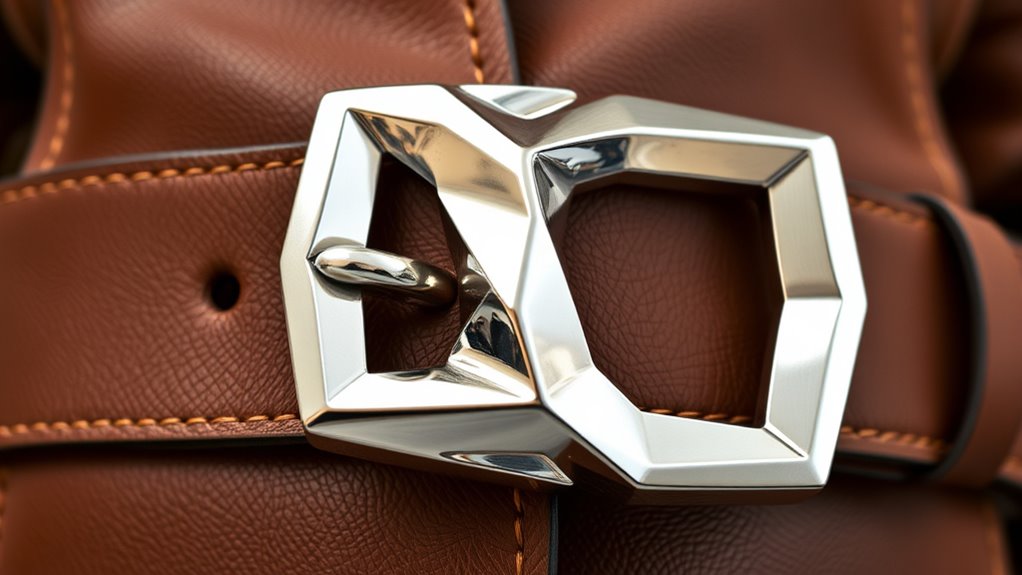 bold oversized belt statement