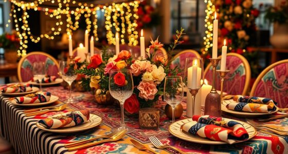 decorative holiday table arrangements