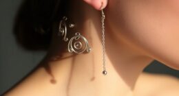 delicate chains and ear cuffs