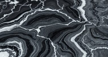 dramatic veined stone countertops