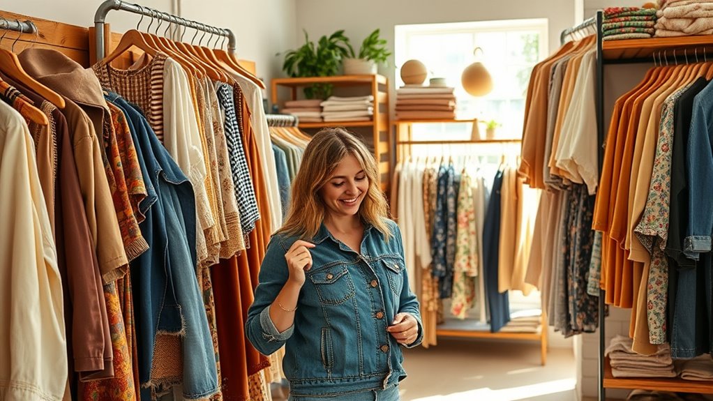 eco friendly fabrics secondhand shopping