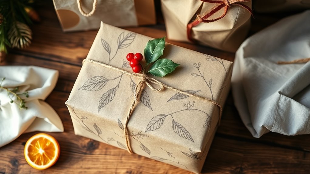 eco friendly reusable gift wrapping