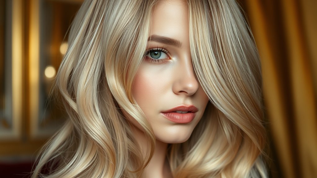 elegant light blonde shade